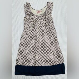 100% silk, beautiful plaid print juicy couture dress